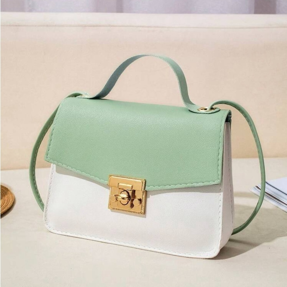 ⚠️Clearance Mini Two Tone Flap Square Bag - Picture 2 of 5